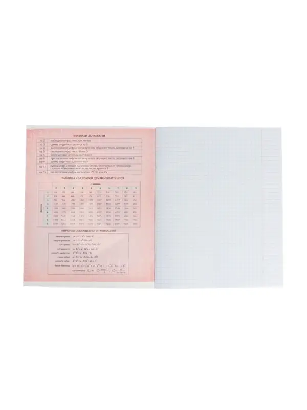 Тетрадь предметная 48 листов в клетку Calligrata, &laquo;Футбол. Алгебра&raquo;, обложка мелованный картон