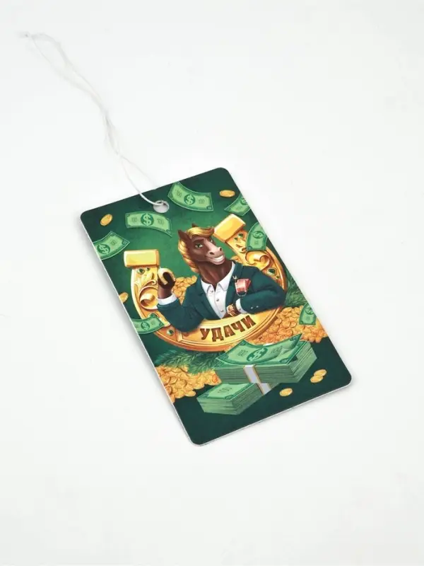 Ароматизатор бумажный &laquo;Подкова на удачу&raquo;, яблоко