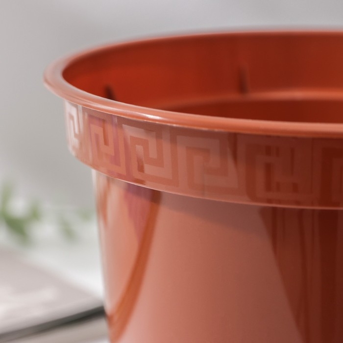 Горшок цветочный &laquo;Классик С&raquo;, 1,5 л, d=15, цвет терракот