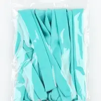 Воздушные шары для моделирования 125 см, d=7.5 см, 10 шт., бирюзовые