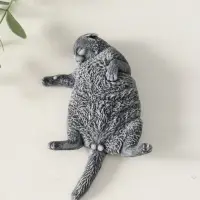 Сувенир "Кот лежит на спине" 3 см