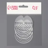 Разделители прядей для наращивания волос, набор - 5 шт.