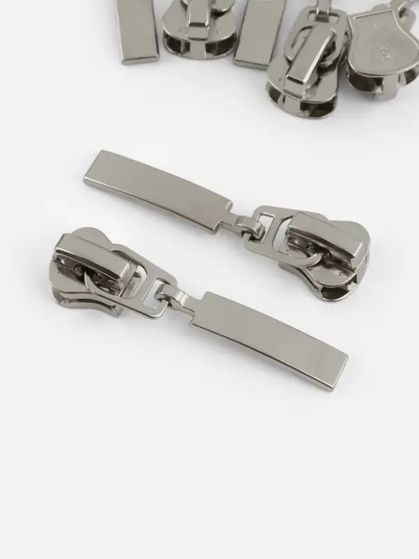 Бегунок для молнии &laquo;Трактор&raquo;, №5, цвет никель