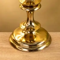 Подсвечник "Эйфория" алюминий 12х12х31,5 см