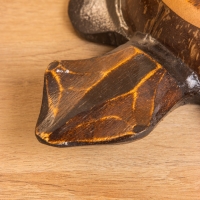 Сувенирный музыкальный инструмент Калимба &laquo;Черепаха&raquo;, 18&times;24&times;6 см, албезия, кокос