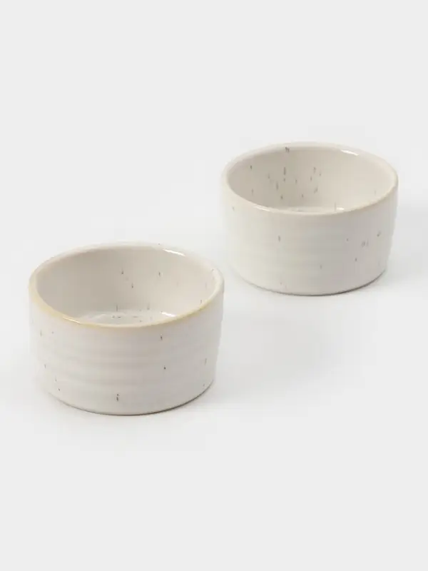 Набор соусников "Urban" 70мл,  6,7x3,5см, цвет белый с чёрным, 2 шт