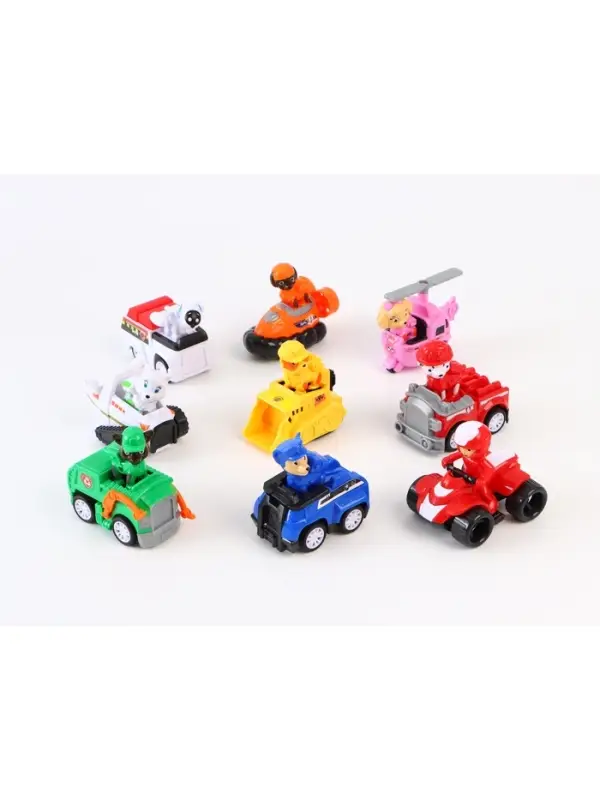ЩЕНЯЧИЙ ПАТРУЛЬ Игровой набор машинок, 9 машинок