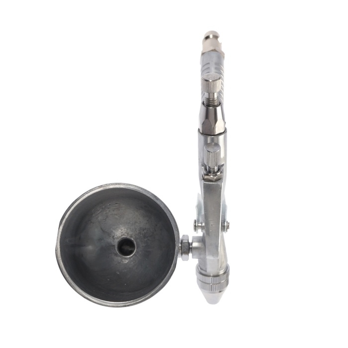 Краскораспылитель пневматический ТУНДРА, до 4 бар, сопло 0.8 мм, верхний бачок 0.1 л