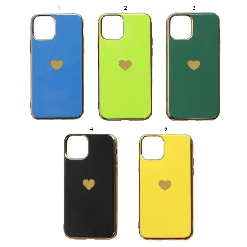 Чехол Iph 11 Pro цветной с сердцем