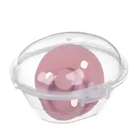 Соска - пустышка классическая, латекс, цв.пыльно-розовый, в контейнере, от 0 мес., M&B