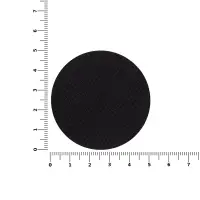 Наклейка тканевая Lunga Round, M, черная