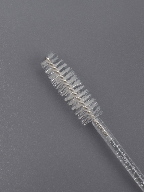 Щёточки для бровей и ресниц, набор - 50 шт, 10 см, цвет белый/прозрачный