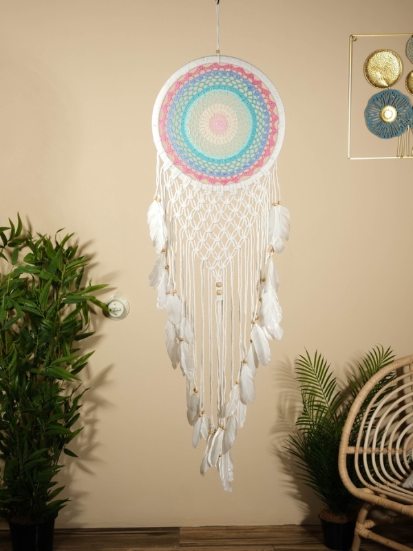 Ловец снов "Спокойные тона" 32х90 см.