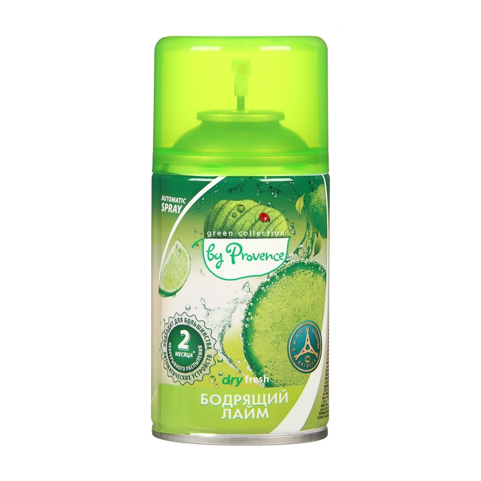 Освежитель воздуха &laquo;Green collection by Provence&raquo;: &laquo;Бодрящий лайм&raquo;, универсальный сменный баллон