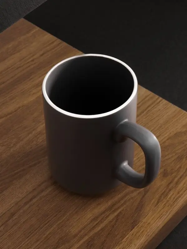 Кружка Mugful, темно-серая (графитовая)