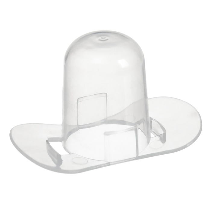 Соска - пустышка силиконовая ортодонтическая, от 3 мес., с колпачком, в контейнере, цвет фиолетовый