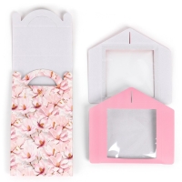 Коробка кондитерская с окном, сундук, &laquo;Самой нежной&raquo;, 20 х 20 х 20 см