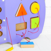 Бизиборд &laquo;Бегемот&raquo;, крепится на стену