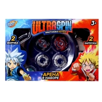 Набор боевых волчков &laquo;Арена сражения&raquo;, 2 волчка, арена, 2 запуска, цвет МИКС