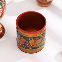 Кадочка &laquo;Земляничка&raquo;, средняя, 8,5&times;15 см, хохлома