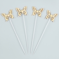 Набор топперов &laquo;Бабочки&raquo; разноцветные