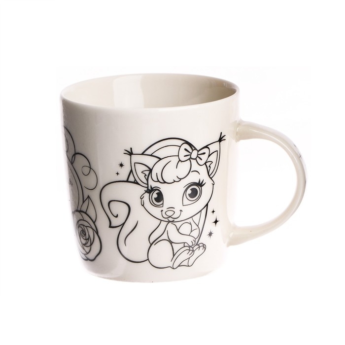 Кружка под роспись &laquo;Маленькая красавица&raquo;, 300 мл