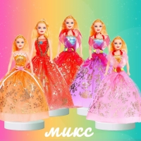 Кукла-модель &laquo;Лиза&raquo; в платье, МИКС