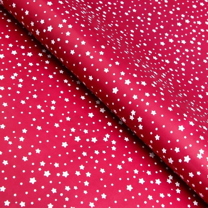 Новый год. Бумага упаковочная новогодняя "С Новым Годом и рождеством", глянец, двусторонняя, 70 х 100 см.