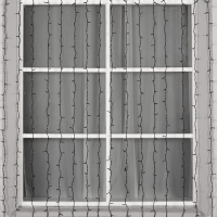 Гирлянда &laquo;Занавес&raquo; 2 &times; 3 м, IP44, УМС, тёмная нить, 760 SMD-LED, свечение белое, 220 В