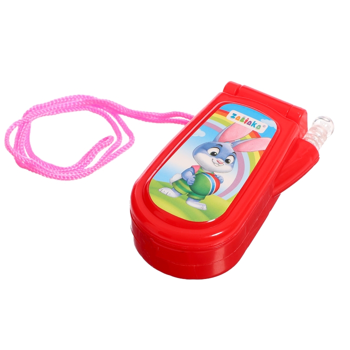 Музыкальный телефон &laquo;Зверюшки&raquo;, русская озвучка, световые эффекты, работает от батареек, МИКС