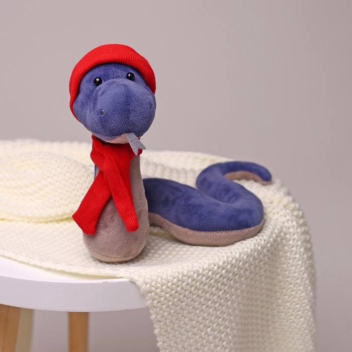 Новый год! Мягкая игрушка &laquo;Змей Хич&raquo;, цвет синий, 20 см