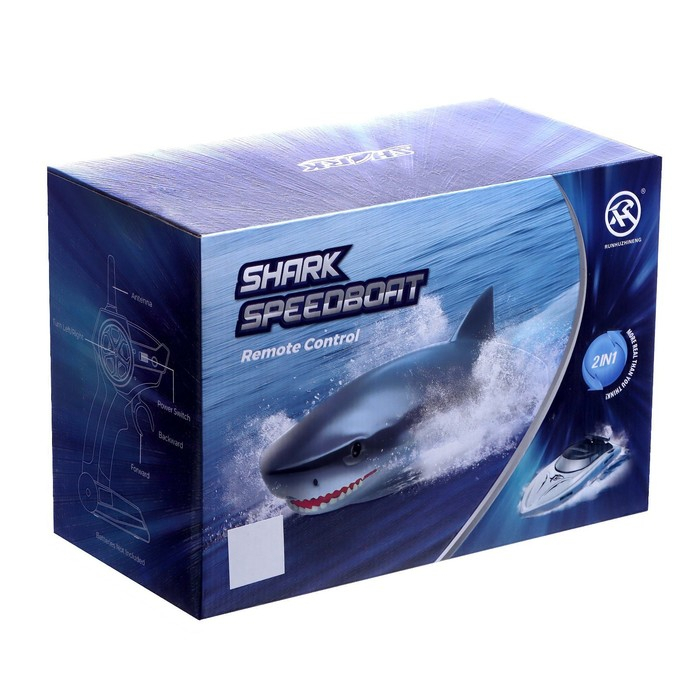 Катер радиоуправляемый &laquo;Акула&raquo;, 2 в 1, работает от аккумулятора