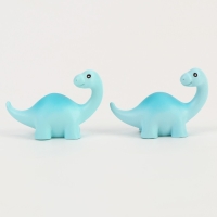 Миниатюра кукольная &laquo;Динозаврик&raquo;, набор 2 шт., размер 1 шт. &mdash; 3,5 &times; 5 &times; 2 см, цвет голубой