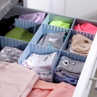 Органайзер - разделитель для ящиков, 4 шт, 46&times;7 см, цвет МИКС