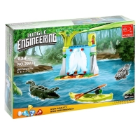 Конструктор &laquo;Джунгли. Водопад с крокодилами&raquo;, 134 детали