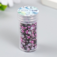 Декор "Градиент фиолетовый" d=4 мм 10г 200 шт 5х2,5 см МИКС