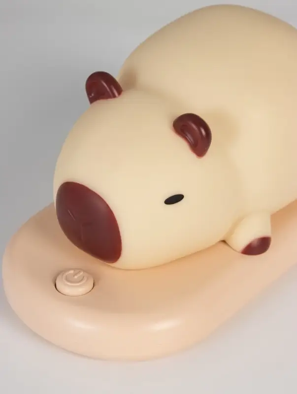 Ночник "Капибара на коврике" LED 3Вт 5V USB АКБ 9,3х15х13,2 см