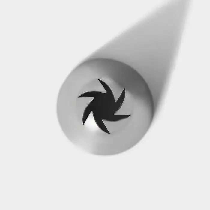 Насадка кондитерская &laquo;Закрытая роза&raquo;, d=3 см, выход 0.7 см, нержавеющая сталь