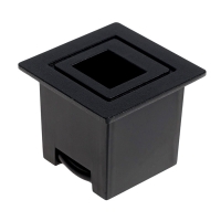 Встраиваемый светильник для лестницы, IP65, 3 Вт, 4000К, 48х48, квадрат, черный