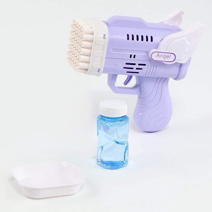 Генератор мыльных пузырей &laquo;Ангел&raquo;, фиолетовый, 8.5&times;14.5&times;15.5 см