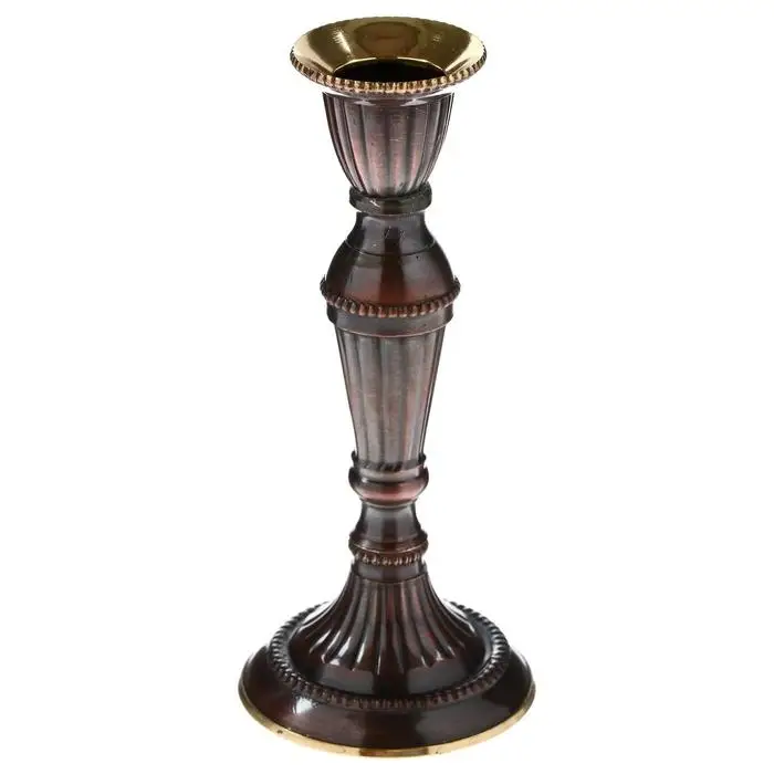 Подсвечник латунь на 1 свечу "Кали" 14х6,5х6,5 см