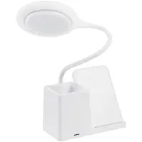 Лампа с органайзером и беспроводной зарядкой writeLight, ver. 2, белая