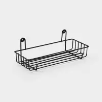 Полка для ванной 29*12,5*10 см, цвет черный