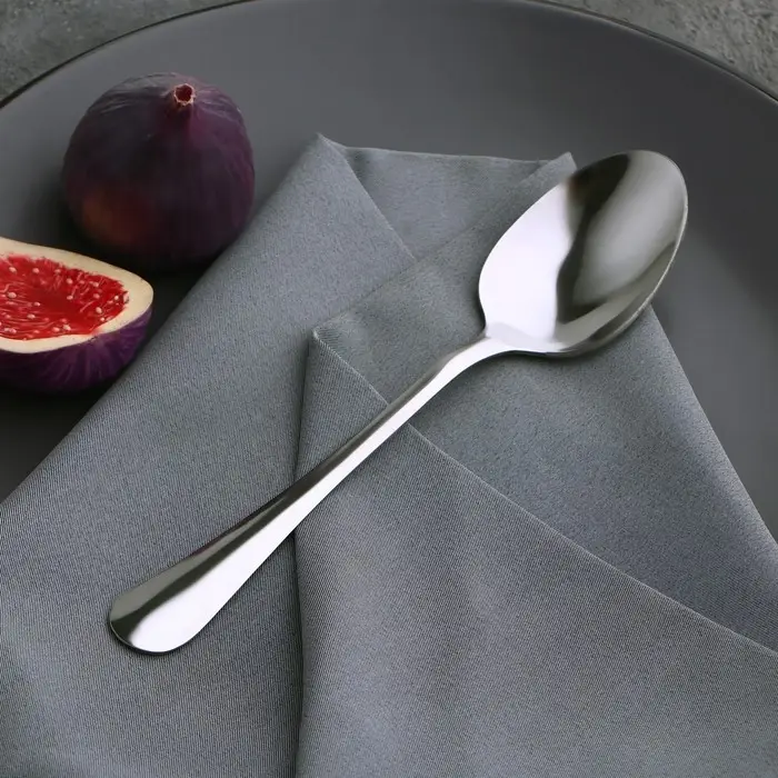 Ложка столовая Доляна &laquo;Плэйн Бритиш&raquo;, длина 19.1 см, толщина 1.2 мм