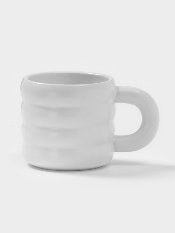 Чайная пара Доляна &laquo;Зефир&raquo;, 350 мл, керамика, белая