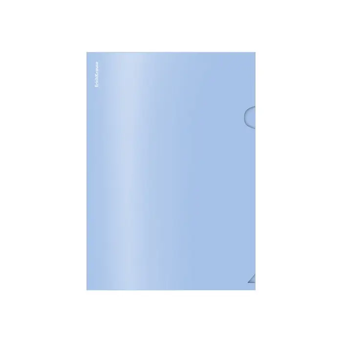 Папка-уголок А4, 180 мкм, ErichKrause "Matt Pastel Bloom", непрозрачный, тиснение "песок", микс