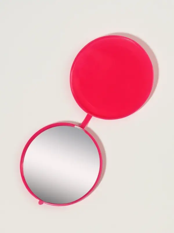 Зеркало складное &laquo;Цветы&raquo;, d=6 см, МИКС