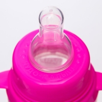 Бутылочка для кормления Baby, классическое горло, от 0 мес, 250 мл., цилиндр, с ручками