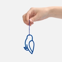 Подвеска &laquo;Сова&raquo;, 3D-печать, синяя