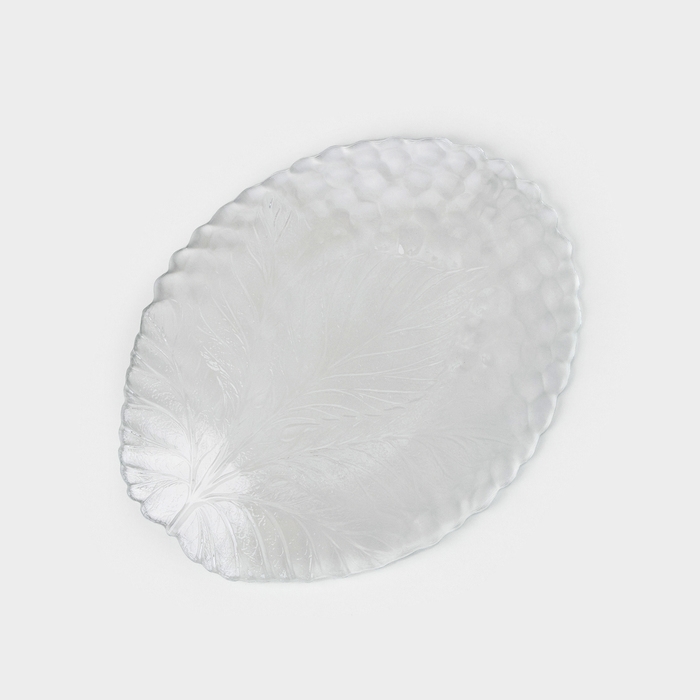 Блюдо стеклянное Sultana, 23&times;18 см, цвет прозрачный